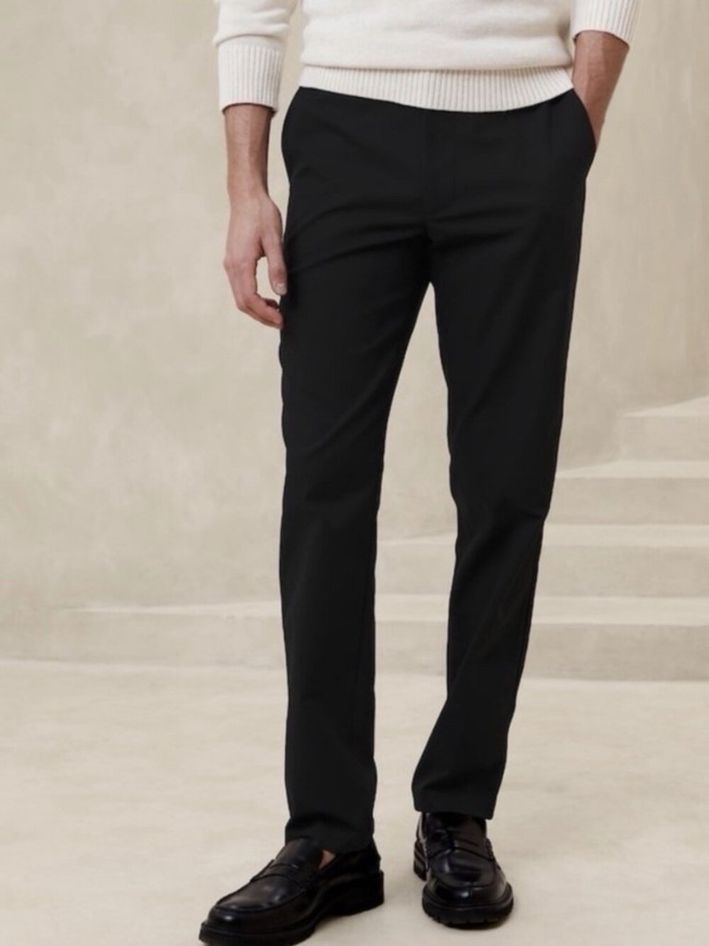 Banana Republic Classic technology Dress Pants men, Black size 36x29